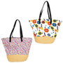 Entre Temps Sac Cabas Liberty avec Anses Musette Motifs Assortis
