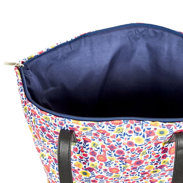 Entre Temps Sac Cabas Liberty avec Anses Musette Motifs Assortis