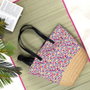 Entre Temps Sac Cabas Liberty avec Anses Musette Motifs Assortis