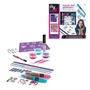 Crazart Lexibook - Kit de beauté et créatif 3 en 1 avec paillettes, stylos craie et tatouages pour enfants, accessoires cheveux, corps et ongles