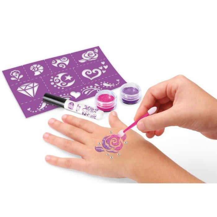 Lexibook Kit de beauté 3 en 1 pailleté Crazart