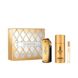 Rabanne 1 Million Coffret Cadeau Homme Eau de Toilette 100ml + Déodorant 150ml + Miniature Eau de Toilette 3 pièces