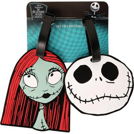 PEERS HARDY Set de 2 Étiquettes de Bagage Disney L'Étrange Noël de Monsieur Jack
