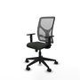 PIQUERAS Y CRESPO Chaise Motilla Synchro Noir et Gris