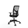 PIQUERAS Y CRESPO Chaise Motilla Synchro Noir et Gris