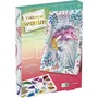 LANSAY 20326 - Kit de création - Collection Sequins Dauphin - Jeu d'activité manuelle pour réaliser une illustration avec sequins et épingles