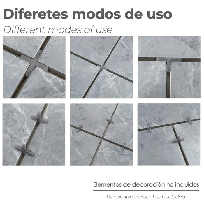 WOLFPACK LINEA PROFESIONAL Sac de 250 croisettes pour sols en céramique 1 mm