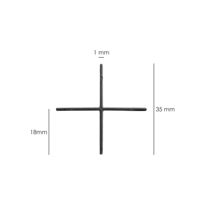WOLFPACK LINEA PROFESIONAL Sac de 250 croisettes pour sols en céramique 1 mm