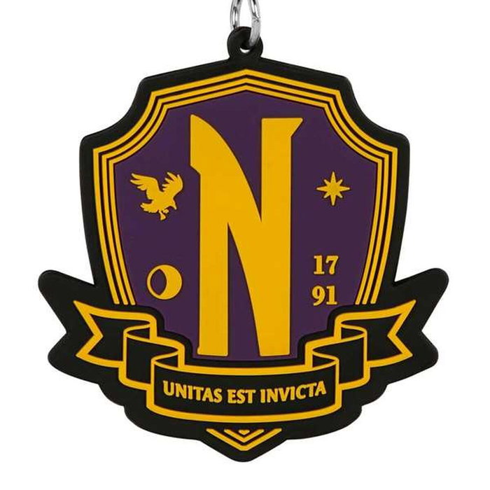 Porte-clés Wednesday Noir