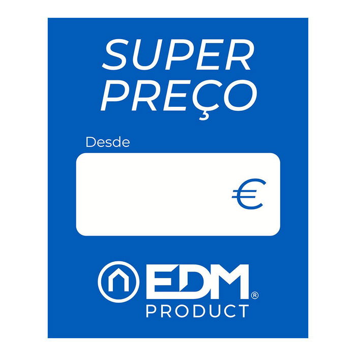 Edm Poster promotionnel de merchandising bleu 39 x 48 cm Edm Poster promotionnel de merchandising bleu 39 x 48 cm