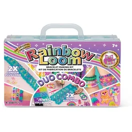 Rainbow Loom Duo Combo - Kit créatif bracelets avec 4000 élastiques