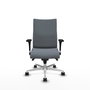 Piqueras Y Crespo Chaise de bureau Albacete avec mécanisme synchrone, Gris