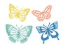 Misskuty Emporte-pièces fins ZAG Autres papillons (Lot de 4)
