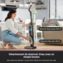 Eureka NEW400 - Aspirateur laveur sans fil autonettoyant pour sols durs (parquet, carrelage) - Autonomie 30 min - Léger et compact