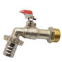 Riegolux Robinet à sphère 1/2'' avec adaptateur pour tuyau et collier de serrage