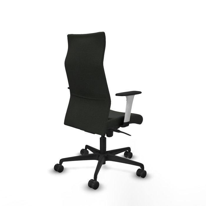 Piqueras Y Crespo Sillón Albacete Noir avec mécanisme Synchro et tissu
