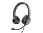 Conceptronic POLONA05BC Casque USB Stéréo Noir - Oreillette avec Micro Réduction de Bruit