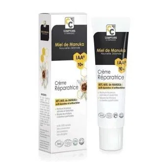 Comptoirs & Compagnies Crème Réparatrice 40% Miel Manuka IAA10+ 40Ml Comptoirs & Compagnies Crème Réparatrice 40% Miel Manuka IAA10+ 40Ml