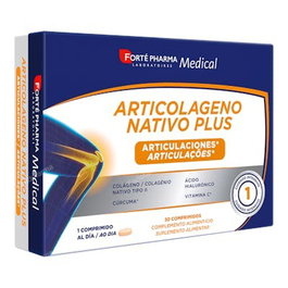 Forte Pharma Articolageno Nativo Plus 30 Comprimés Complément Alimentaire avec Collagène et Vitamine C