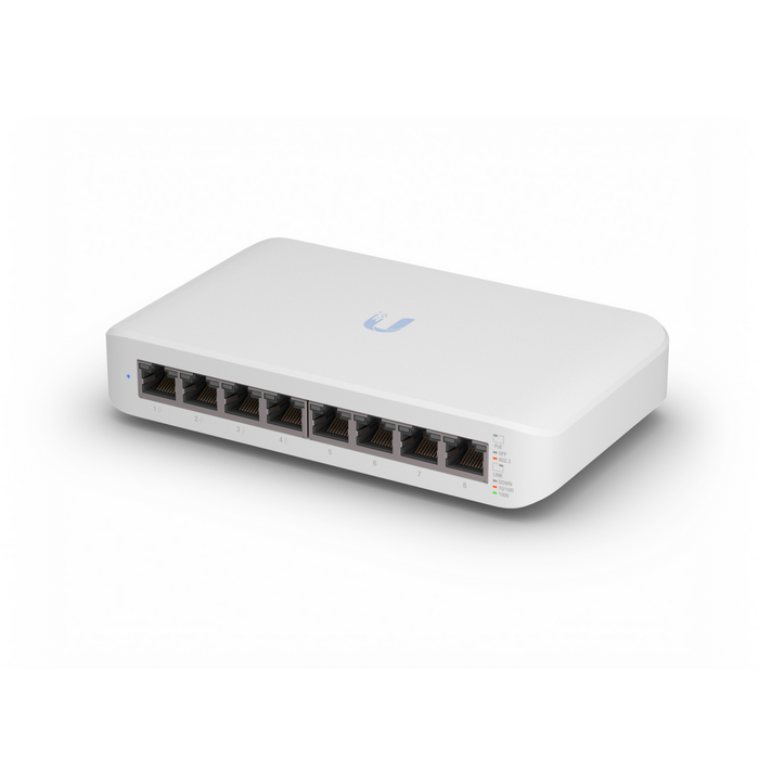 Ubiquiti USW-Lite-8-PoE Switch Gigabit 8 ports RJ45 avec 4 ports PoE+ Ubiquiti USW-Lite-8-PoE Switch Gigabit 8 ports RJ45 avec 4 ports PoE+