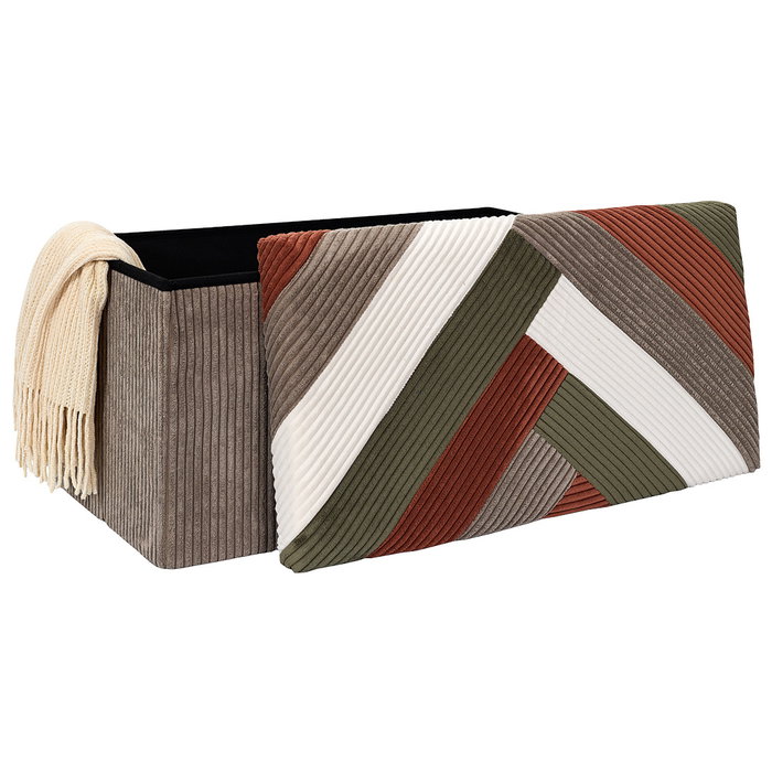 Home Deco Factory Banco-Pouf Plegable Scott Patch
