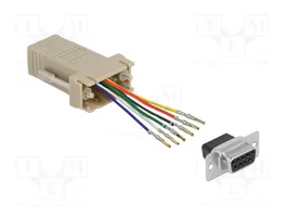 DELOCK Adaptateur D-Sub 9pin socle vers RJ12 socle 6p6c