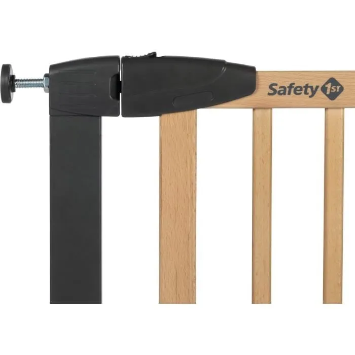 Safety 1st Barrière de Sécurité Simply Close en Bois & Métal, Ajustable 73-80 cm, Sans Perçage, Ouverture à une Main, Double Verrouillage, Design Naturel et Graphite Safety 1st Barrière de Sécurité Simply Close en Bois & Métal, Ajustable 73-80 cm, Sans Perçage, Ouverture à une Main, Double Verrouillage, Design Naturel et Graphite