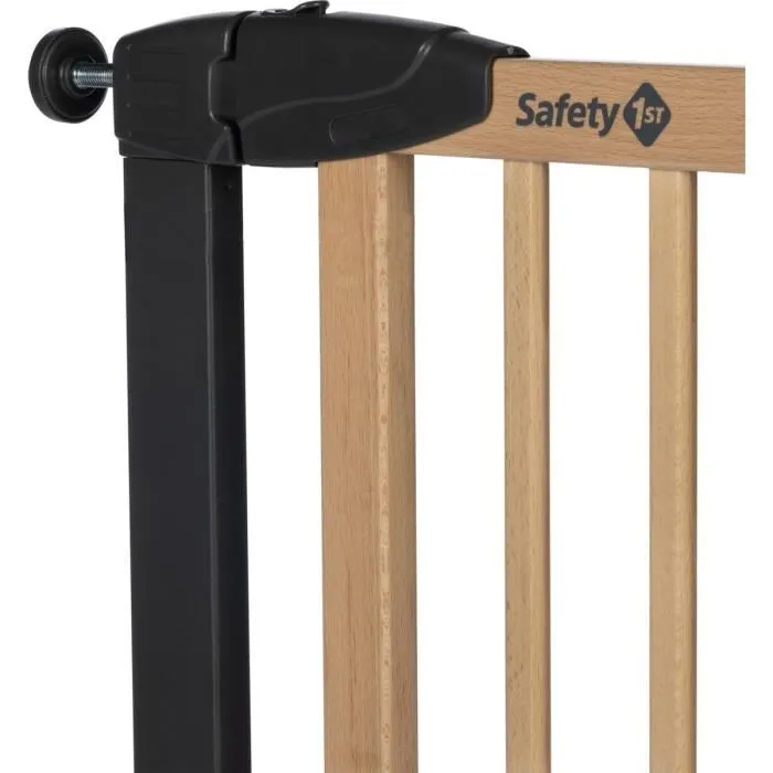 Safety 1st Barrière de Sécurité Simply Close en Bois & Métal, Ajustable 73-80 cm, Sans Perçage, Ouverture à une Main, Double Verrouillage, Design Naturel et Graphite Safety 1st Barrière de Sécurité Simply Close en Bois & Métal, Ajustable 73-80 cm, Sans Perçage, Ouverture à une Main, Double Verrouillage, Design Naturel et Graphite