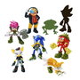 Bizak Figurines Sonic Collection Pack de 8 figurines en plastique 6,5 cm - modèles assortis - langue espagnol