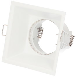 GSC Evolution Aro carré encastrable Taitu 88x88mm antideslumbramiento Blanc mat