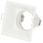 GSC Evolution Aro carré encastrable Taitu 88x88mm antideslumbramiento Blanc mat