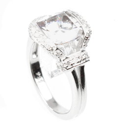 Diamonfire Bague en argent avec zircons, Taille 17