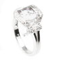Diamonfire Bague en argent avec zircons, Taille 17