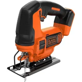 Black + Decker BDCJS18N-XJ - Scie sauteuse sans fil 18V, profondeur de coupe bois 55 mm, semelle inclinable, fonction pendulaire