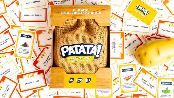 Tranjis Games Juego de Mesa Patata! Variedad Party - Jeu de société d'ambiance, pour 2 joueurs ou plus, dès 10 ans Tranjis Games Juego de Mesa Patata! Variedad Party - Jeu de société d'ambiance, pour 2 joueurs ou plus, dès 10 ans