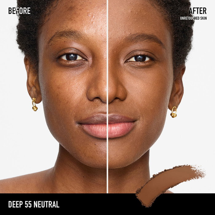 Bare Minerals BAREPRO Poudre Fond de teint longue tenue 24H #55-Deep Neutral 8 g - Fini mat, anti-brillance, sans talc Bare Minerals BAREPRO Poudre Fond de teint longue tenue 24H #55-Deep Neutral 8 g - Fini mat, anti-brillance, sans talc