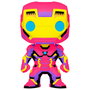 FUNKO POP Marvel Iron Man Black Light Exclusive - Figurine vinyl de collection 9 cm dans sa boîte avec fenêtre