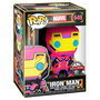 FUNKO POP Marvel Iron Man Black Light Exclusive - Figurine vinyl de collection 9 cm dans sa boîte avec fenêtre