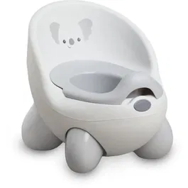 Infantino Pot Koala, Pot de chambre bébé avec dossier confortable, couvercle protecteur et pieds anti-dérapants pour l'apprentissage de la propreté