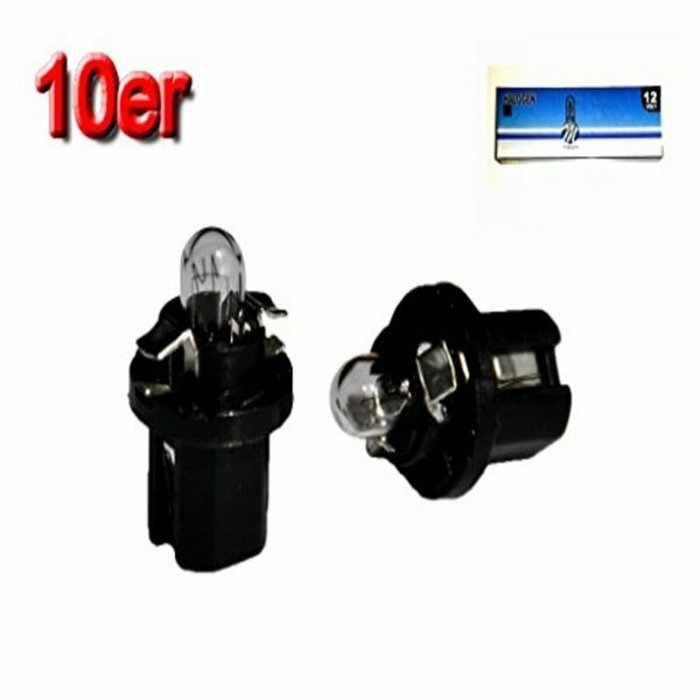 M-Tech Lampe B8.5D 12V/1.2W Noire - Lot de 10