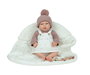 Muñecas Arias - Poupée reborn Yara de 40 cm de couleur rose avec une manta - Version espagnole