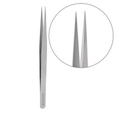 Nanolash Pince à Cils Pointue pour Extensions, Outil de Beauté Professionnel en Acier Inoxydable, 1 Unité