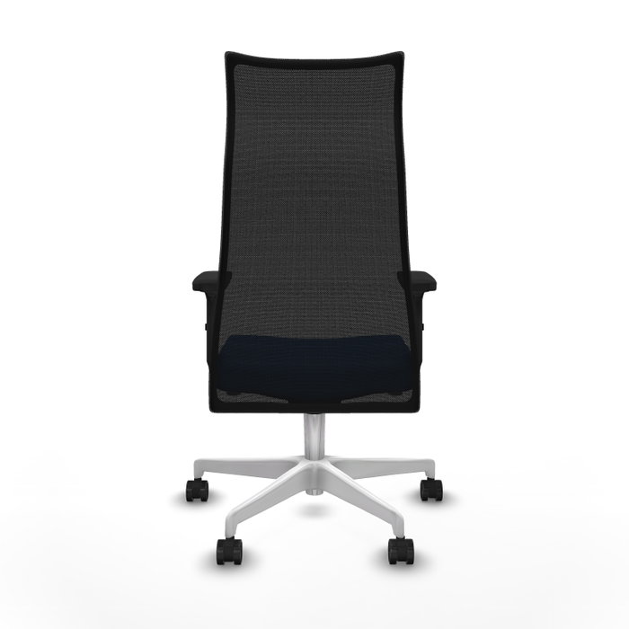Piqueras y Crespo Chaise de Bureau Albacete Bleu et Noir
