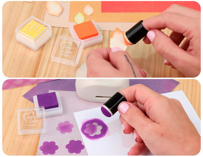 Tsukineko VERSACOLOR uva opaca 33x33mm