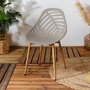 Home Deco Factory Chaise Extérieure Alameda Taupe