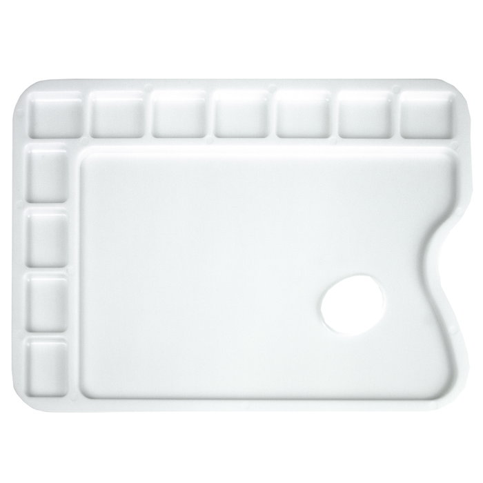 Talens Palette en Plastique Rectangulaire 34x24 cm Talens Palette en Plastique Rectangulaire 34x24 cm