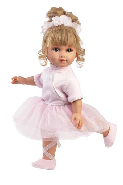 Llorens Elena Ballet, poupée 35 cm sans mécanisme, corps en tissu, langue espagnol
