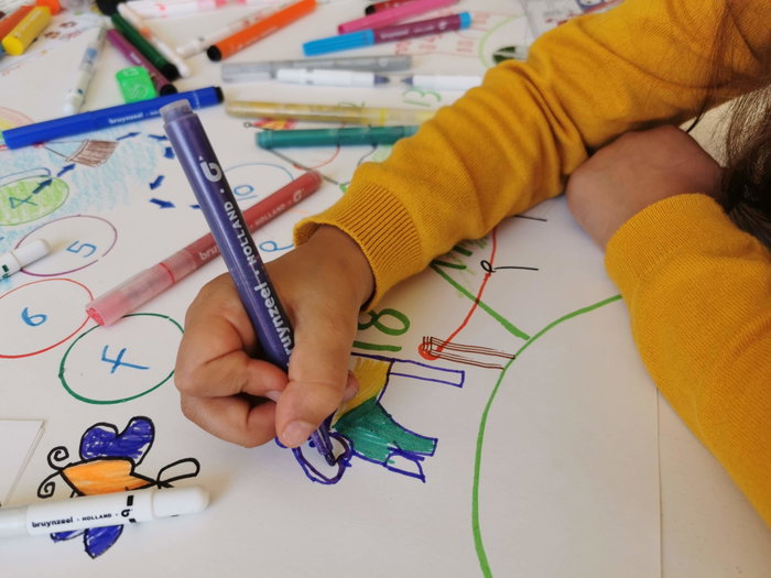 Bruynzeel Estuche de 6 rotuladores Kids brillantes Bruynzeel Estuche de 6 rotuladores Kids brillantes