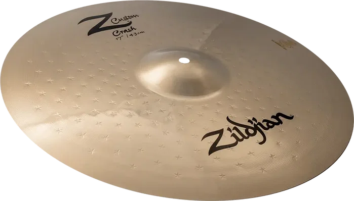 Zildjian Crash 17" Z Custom - Cymbale en Bronze B20 pour Batterie Metal