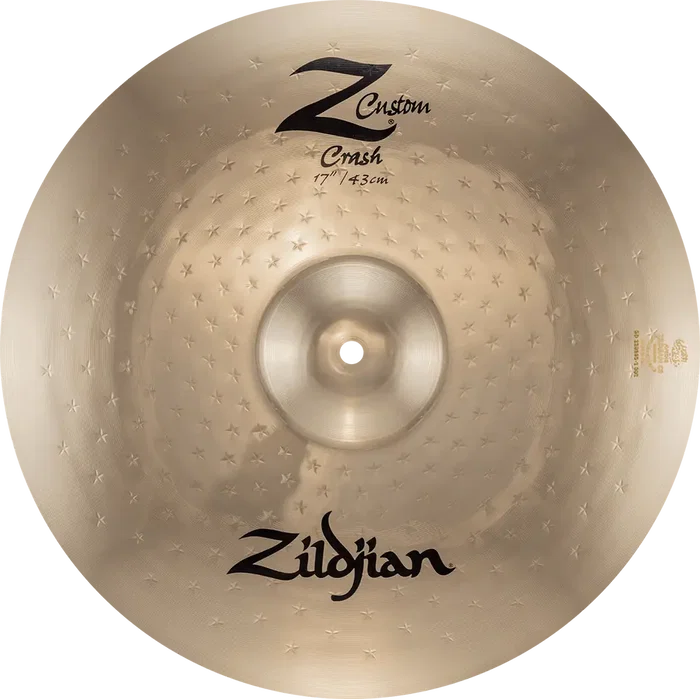 Zildjian Crash 17" Z Custom - Cymbale en Bronze B20 pour Batterie Metal